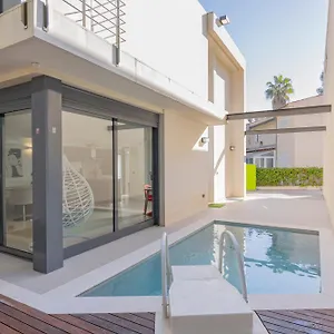  Villa Pam House Playa De Muro - 200m To With Hot Tub
